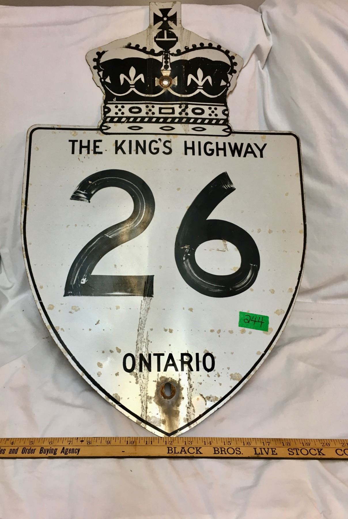 HIGHWAY 26 ROAD SIGN