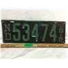 Image 1 : ND 1919 LICENSE PLATE