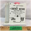 Image 1 : SOUTHEY MOTORS RAIN GUAGE W/DODGE, COCKSHUTT, B/A ADS