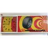 Image 2 : BRIDGESTONE TIRE CLOCK, LIGHT AND CLOCK WORKING