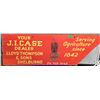 Image 1 : J. I. CASE DEALER SIGN, SHELBURNE, PRESSED BOARD