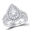 Image 1 : 2.08 CTW Diamond Ring 14KT 2Tone Gold - REF-394M6X