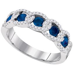 1.01 CTW Diamond Ring 14KT White Gold - REF-89M9H