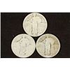 Image 1 : 1927 & 2-UNDATED STANDING LIBERTY QUARTERS