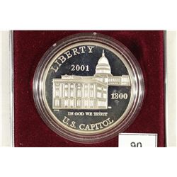 2001-P US CAPITOL PROOF SILVER DOLLAR