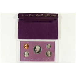 1989 US PROOF SET (WITH BOX)