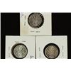 Image 2 : AUSTRALIA 1942-D, & 2-1943-D UNC'S SILVER 3 PENCE