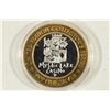 Image 2 : $10 SILVER CASINO TOKEN 1996 MYSTIC LAKE CASINO