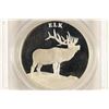 Image 1 : 2003 NWRS-ELK SILVER MEDAL PCGS PR67 DCAM