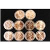 Image 2 : COMPLETE SET OF ALL 10-1 OZ. COPPER ZOMBUCKS