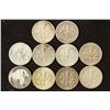 Image 2 : 10 ASSORTED SILVER ROOSEVELT DIMES