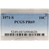 Image 3 : 1971-S ROOSEVELT DIME PCGS PR69