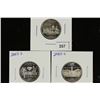 Image 1 : 3-SILVER PROOF 50 STATE QUARTERS 2000-S VIRGINIA