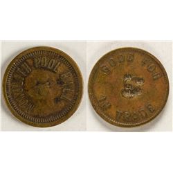 Monolith Pool Hall Token - Holabird Western Americana Collections