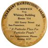 Image 1 : Charmant Hairdressing Salon Advertising Mirror