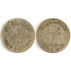 Nelson-Gans Boxing Match Token