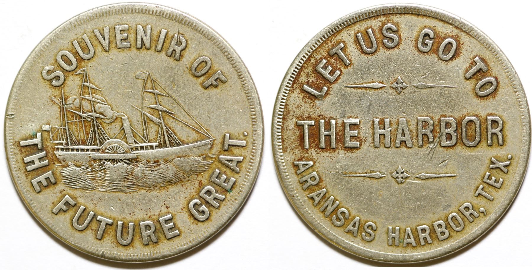 Harbor Tokens The Harbor Pictorial Token - Holabird Western Americana Collections