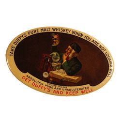 Duffy's Whiskey Advertising Mirror