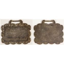 Sterling Silver Watch Fob