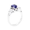 Image 4 : Platinum 1.92 ctw Sapphire and Diamond Ring