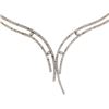 Image 2 : 18KT White Gold 2.40 ctw Diamond Necklace