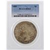 Image 1 : 1889 $1 Morgan Silver Dollar Coin PCGS MS63