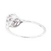 Image 3 : 14KT White Gold 0.05 ctw Diamond Ring