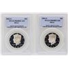 Image 1 : Lot of 2003-S & 2004-S Kennedy Half Dollar Silver Coins PCGS PR68DCAM