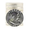 Image 1 : Roll of (20) 1963 Brilliant Uncirculated Franklin Half Dollar Coins