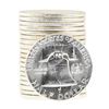 Image 2 : Roll of (20) 1963 Brilliant Uncirculated Franklin Half Dollar Coins