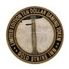 Image 1 : .999 Silver Gold Strike Inn $10 Limited Edition Casino Gaming Token