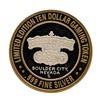 Image 2 : .999 Silver Gold Strike Inn $10 Limited Edition Casino Gaming Token