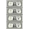 Image 1 : Lot of (4) Consecutive 1957A $1 Silver Certificate Notes