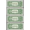 Image 2 : Lot of (4) Consecutive 1957A $1 Silver Certificate Notes