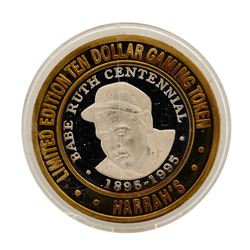 .999 Silver Harrah's Reno, Nevada $10 Casino Limited Edition Gaming Token