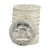 Image 2 : Roll of (20) 1958 Brilliant Uncirculated Franklin Half Dollars