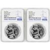 Lot of (2) 2018 Niue $2 Star Wars Stormtrooper Silver Coins NGC MS70 Early Relea
