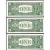 Image 2 : Lot of (3) Consecutive 1957B $1 Silver Certificate Notes