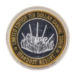 .999 Silver Stardust Resort Las Vegas, Nevada $10 Casino Limited Edition Gaming