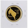 1987 Singapore 1/2 Oz. Gold Coin Year of the Rabbit