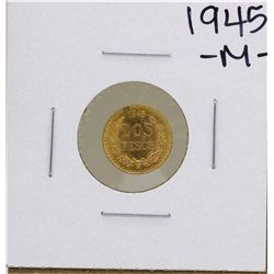 1945 Dos Pesos Gold Coin