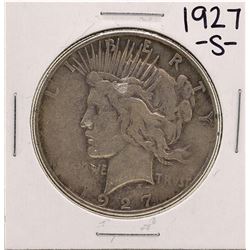 1927-S $1 Peace Silver Dollar Coin