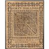 Image 2 : July 20, 1775 Forty Shillings Pennsylvania Colonial Currency Note