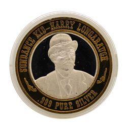 .999 Silver Limited Edition Gunfighters Series Casino Gaming Token
