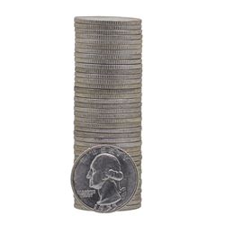 Roll of (40) 1955-D Brilliant Uncirculated Washington Quarters
