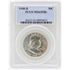 Image 1 : 1948-D Franklin Half Dollar Coin NGC MS63FBL