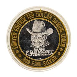 .999 Fine Silver Sam Boyd's Fremont $10 Casino Limited Edition Gaming Token