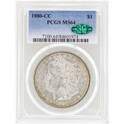 1880-CC $1 Morgan Silver Dollar Coin PCGS MS64 CAC
