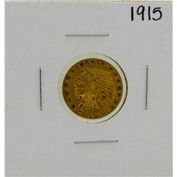 1915 $2 1/2 Indian Head Quarter Eagle Gold Coin