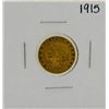 Image 1 : 1915 $2 1/2 Indian Head Quarter Eagle Gold Coin